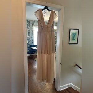 NWT Champagne Vera Wang Bridesmaid dress size 12